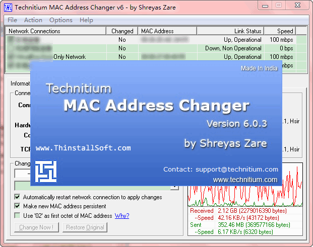 Change Mac Address Program Download